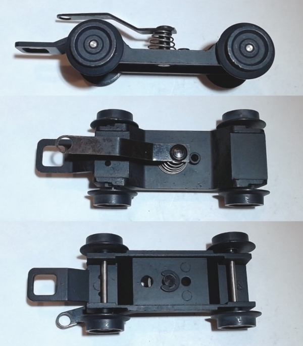 4-WHEEL PILOT TRUCK / BLACK / PS-1 / PREMIER ATSF NORTHERN 4-8-4