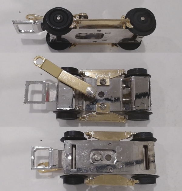 4-WHEEL PILOT TRUCK / W/BRAKE SHOES / GOLD PLATED / PREMIER HUDSON 4-6-4