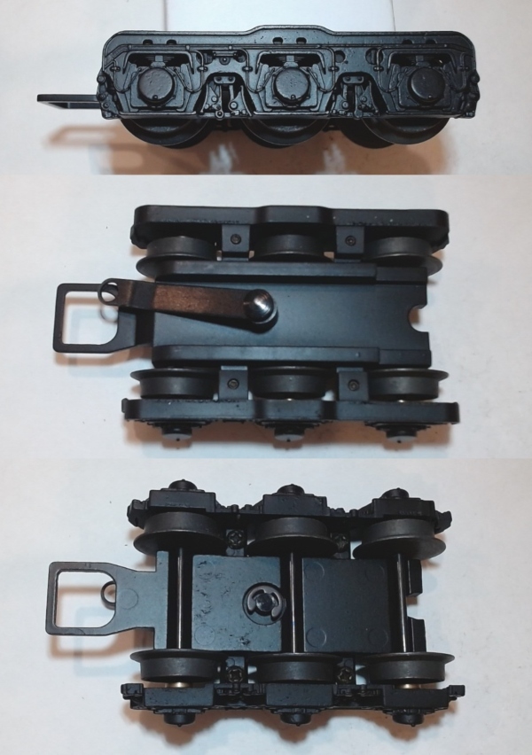 6-WHEEL PILOT TRUCK / BLACK / PREMIER PRR S1 6-4-4-6