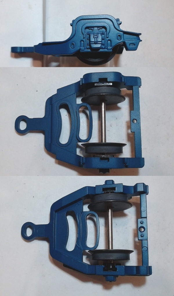 2-WHEEL TRAILING TRUCK / BLUE / W/O GROUND STRAP / PREMIER BLUE COMET 4-6-2