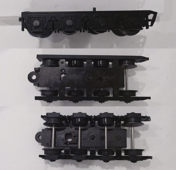 TENDER TRUCK / 8-WHEEL / REAR / W/O COUPLER / BLACK / PS-1 / PREMIER T-1 DUPLEX 4-4-4-4