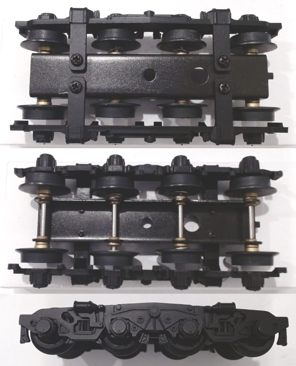 TENDER TRUCK / 8-WHEEL / FRONT / BLACK / PS-1 / PREMIER ATSF NORTHERN 4-8-4