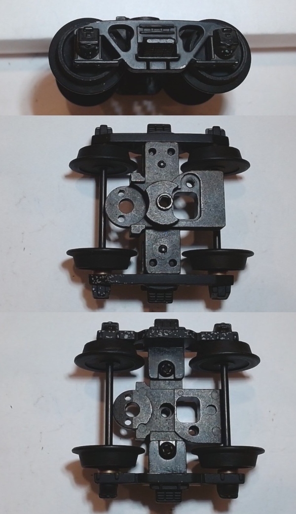 TENDER TRUCK / 4-WHEEL / BLACK / RAILKING B-6 0-6-0