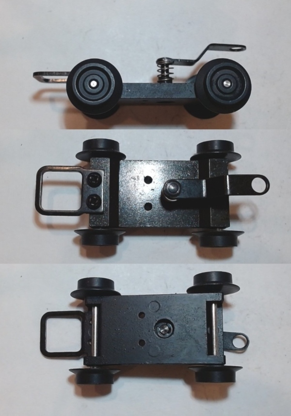 4-WHEEL PILOT TRUCK / BLACK / RAILKING PACIFIC 4-6-2, HUDSON 4-6-4, MOHAWK 4-8-2, NORTHERN 4-8-4