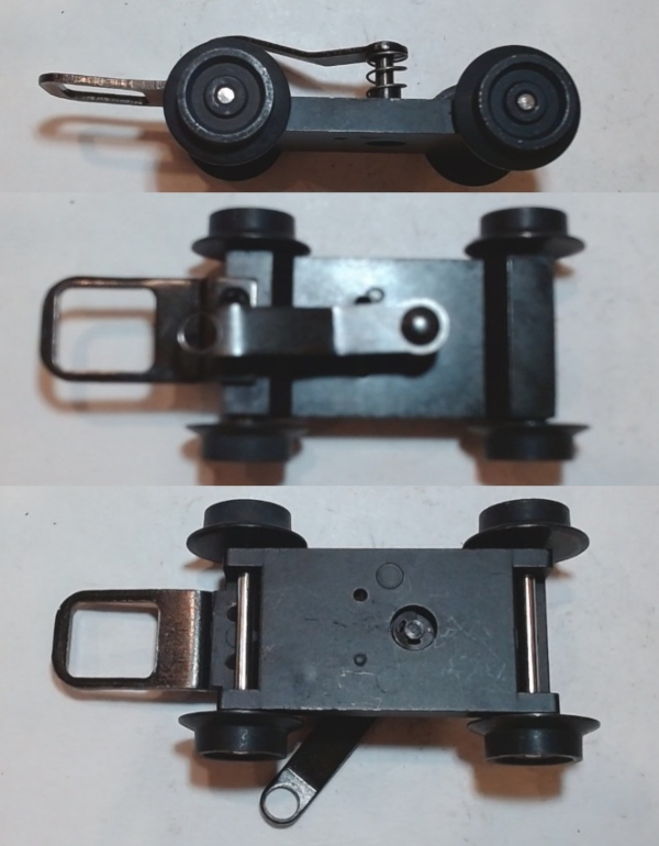 4-WHEEL PILOT TRUCK / BLACK / RAILKING CAMELBACK 4-6-0 