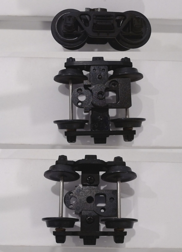 TENDER TRUCK / 4-WHEEL / FRONT & REAR / W/O COUPLER / BLACK / RAILKING USRA 2-8-8-2, CAMELBACK 4-6-0