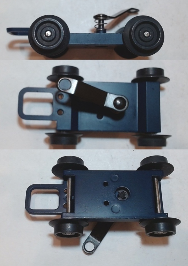 4-WHEEL PILOT TRUCK / DARK BLUE / RAILKING CRUSADER 4-6-2