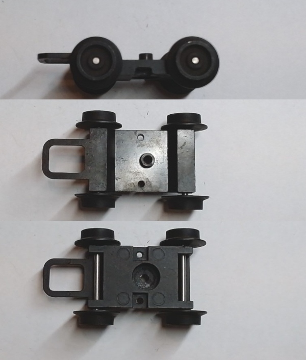 4-WHEEL PILOT TRUCK / BLACK / RAILKING M-1a MOUNTAIN 4-8-2