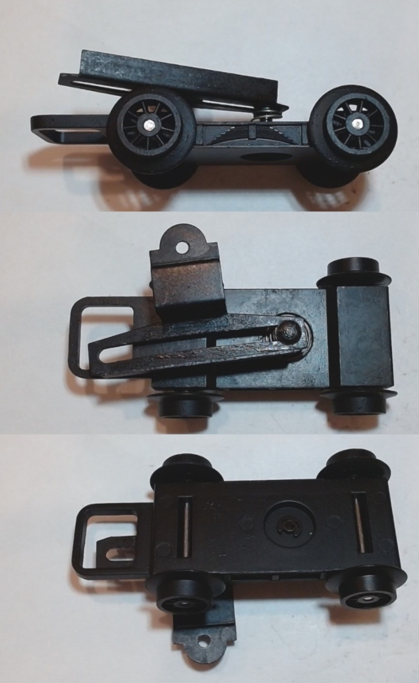 4-WHEEL PILOT TRUCK / SPOKED WHEELS / BLACK / RAILKING GENERAL 4-4-0