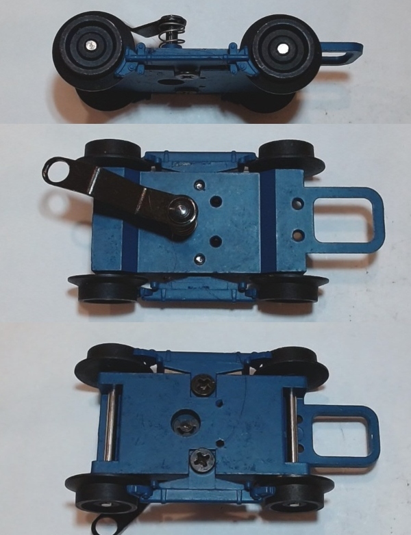 4-WHEEL PILOT TRUCK / BLUE / RAILKING BLUE COMET 4-6-2