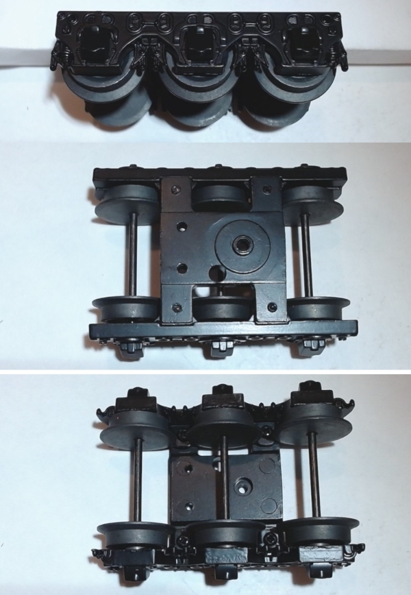 TENDER TRUCK / 6-WHEEL / FRONT / BLACK / RAILKING VANDERBILT 4-6-4