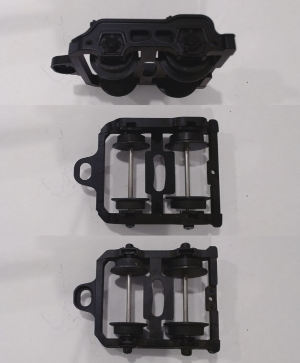 4-WHEEL TRAILING TRUCK / BLACK / RAILKING HUDSON 4-6-4