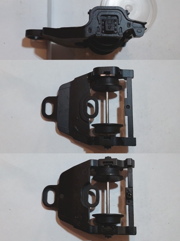 2-WHEEL TRAILING TRUCK / BLACK / RAILKING K-4 4-6-2, TORPEDO 4-6-2