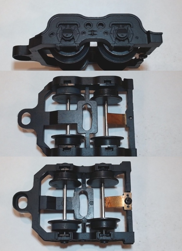 4-WHEEL TRAILING TRUCK / BLACK / RAILKING GS-4 & N&W J 4-8-4