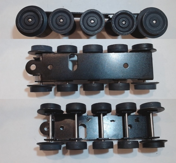 TENDER TRUCK / CENTIPEDE / 10-WHEEL / BLACK / W/O COUPLER / RAILKING BIG BOY 4-8-8-4