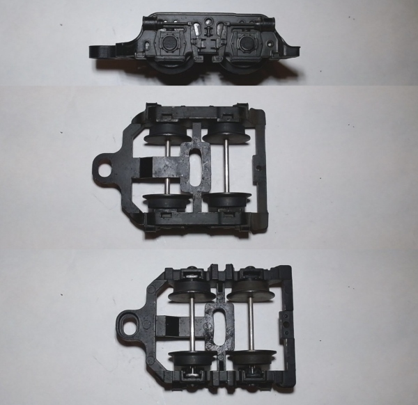 4-WHEEL TRAILING TRUCK / BLACK / RAILKING 4-8-4 FEF NORTHERN