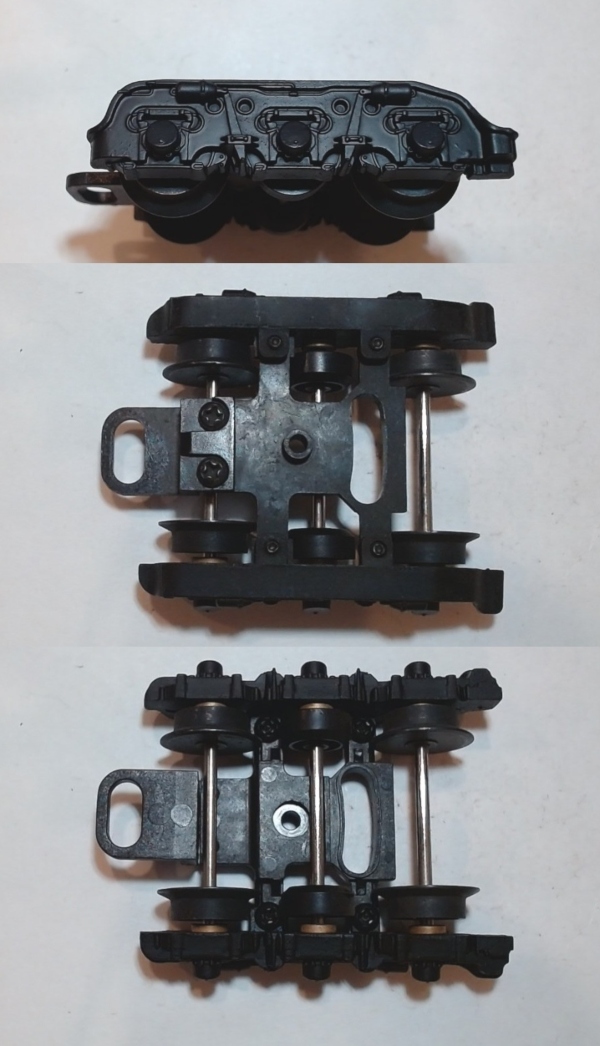 6-WHEEL TRAILING TRUCK / BLACK / BANTAM STEAM TURBINE 6-8-6