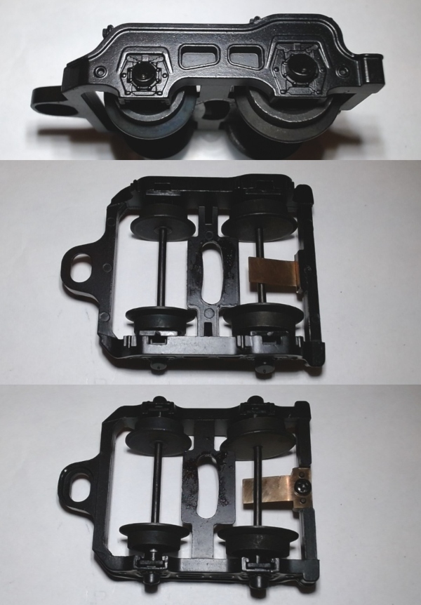 4-WHEEL TRAILING TRUCK / BLACK / RAILKING HUDSON 4-6-4