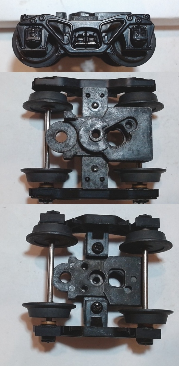 TENDER TRUCK / 4-WHEEL / FRONT & REAR / W/O COUPLER / BLACK / RAILKING 2-6-0 & 4-6-0 (STARTER)