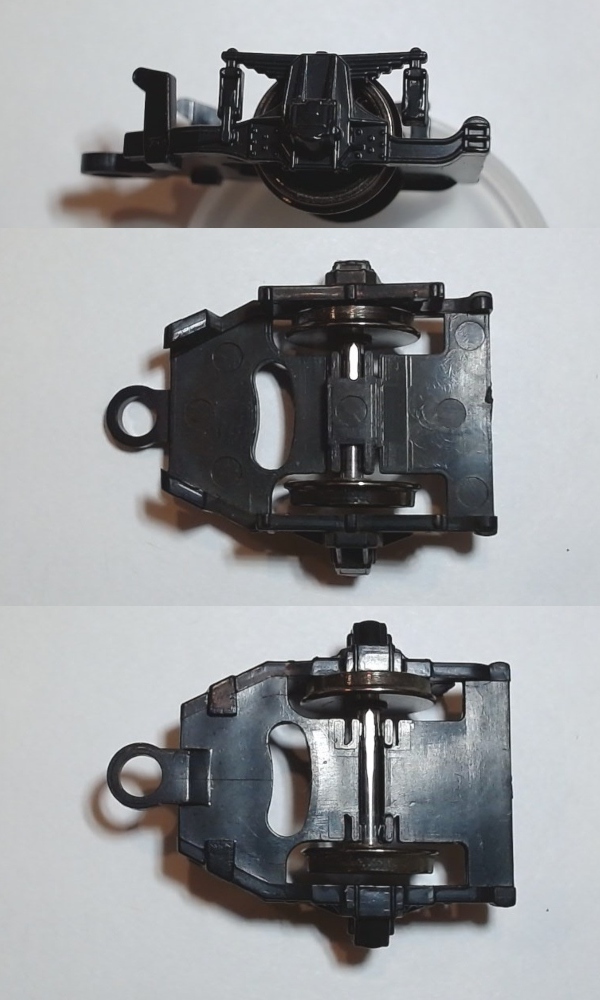 2-WHEEL TRAILING TRUCK / BLACK / HO SCALE LIGHT MIKADO 2-8-2 