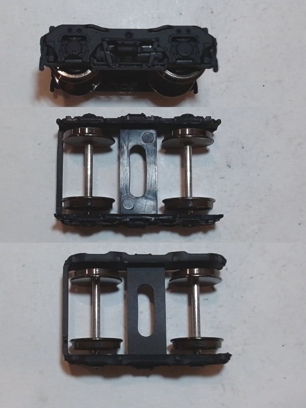TENDER TRUCK / 4-WHEEL / FRONT / BLACK / HO SCALE CHALLENGER 4-6-6-4
