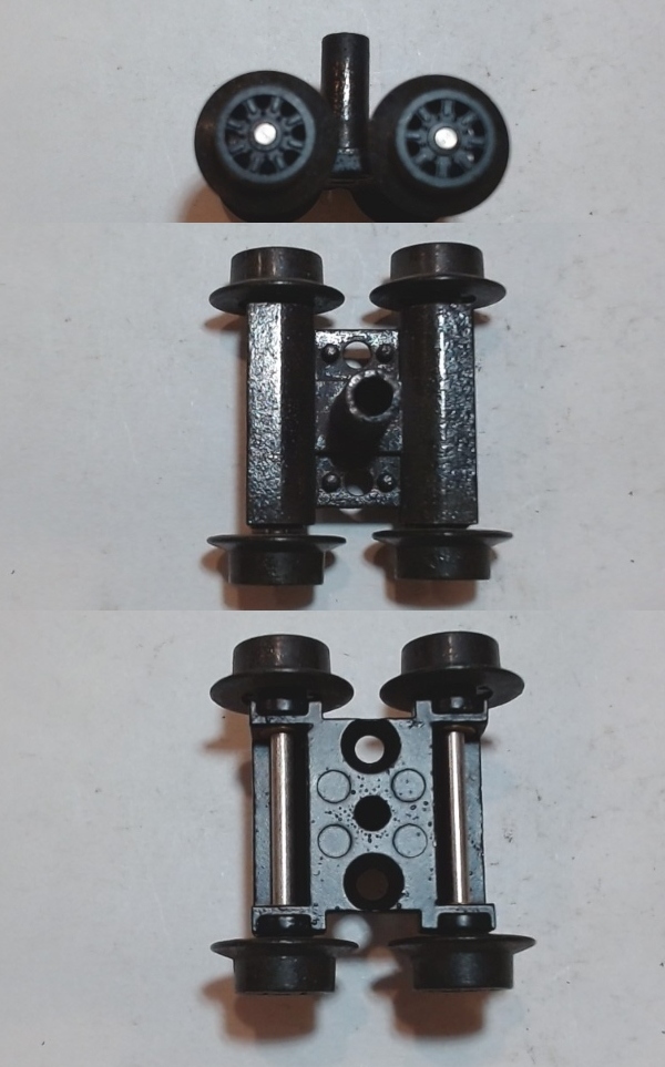 4-WHEEL PILOT TRUCK / BLACK / RAILKING GALLOPING GOOSE