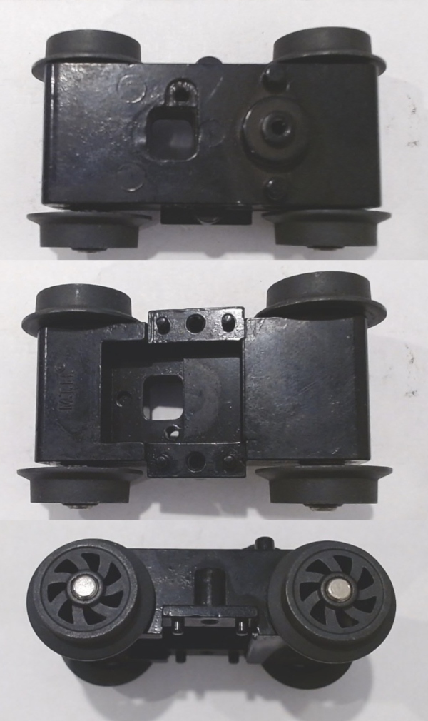 4-WHEEL TRUCK / NON-POWERED / SPOKED / REAR / RAILKING GALLOPING GOOSE