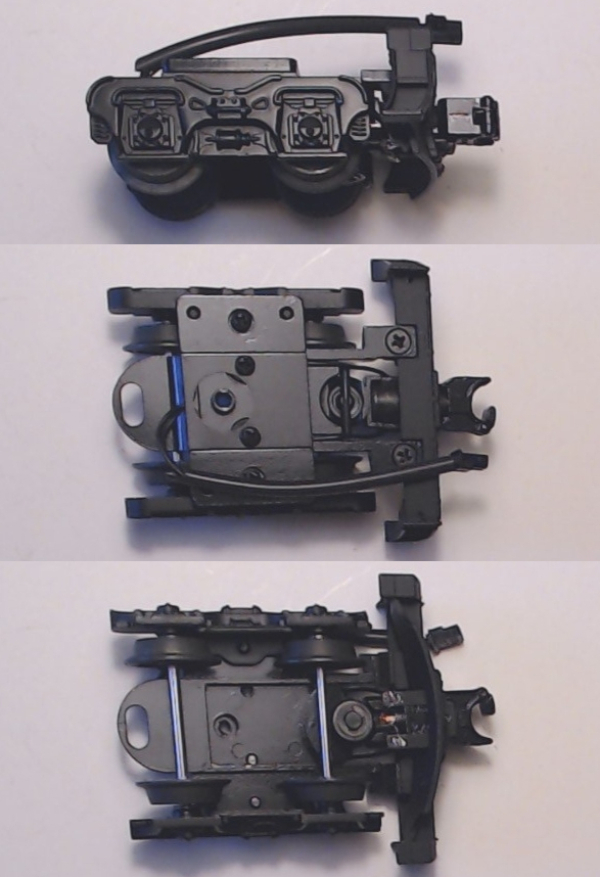 4-WHEEL PILOT TRUCK / W/PROTO-COUPLER / PS 2 & 3 ONLY / RAILKING GG-1