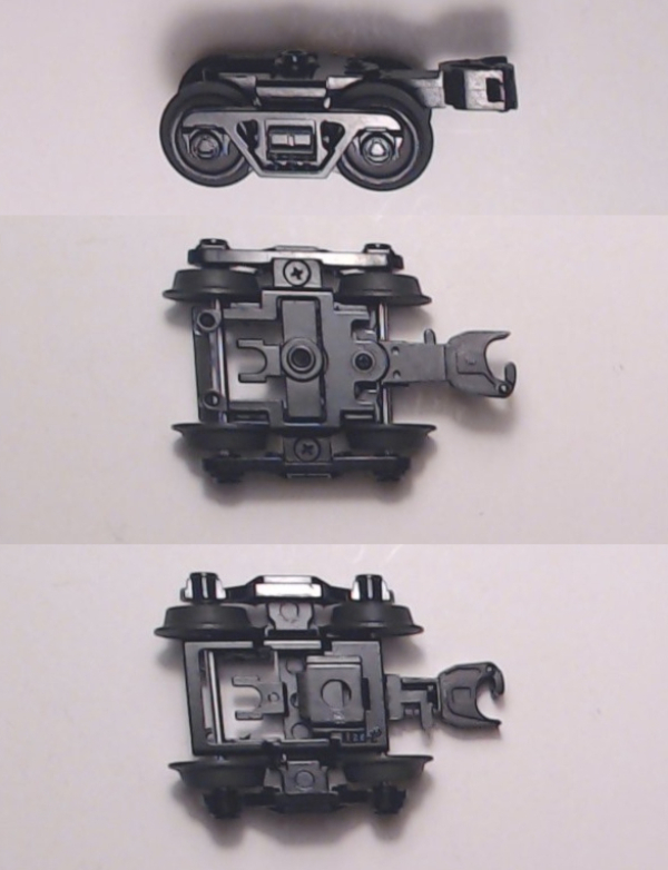 TRUCK / FREIGHT / 70-TON / W/HIDDEN TAB / BLACK / RAILKING FREIGHT CARS