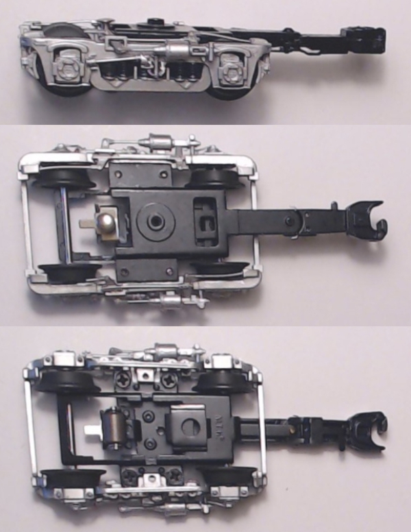 TRUCK / PASSENGER / 2-AXLE / W/HIDDEN TAB / W/PICK UP / SILVER / PREMIER 70' STREAMLINED CARS