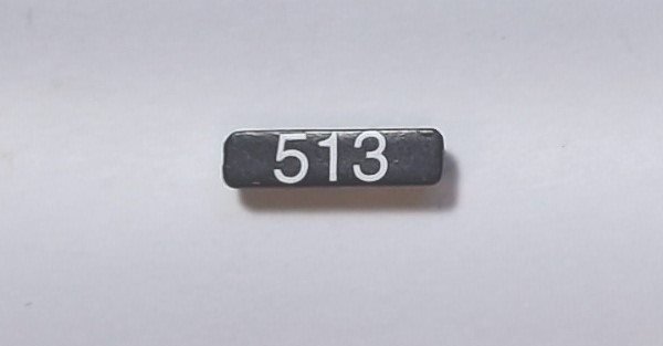 NUMBER BOARD / RH / PREMIER ES44AC / ROCK ISLAND #513