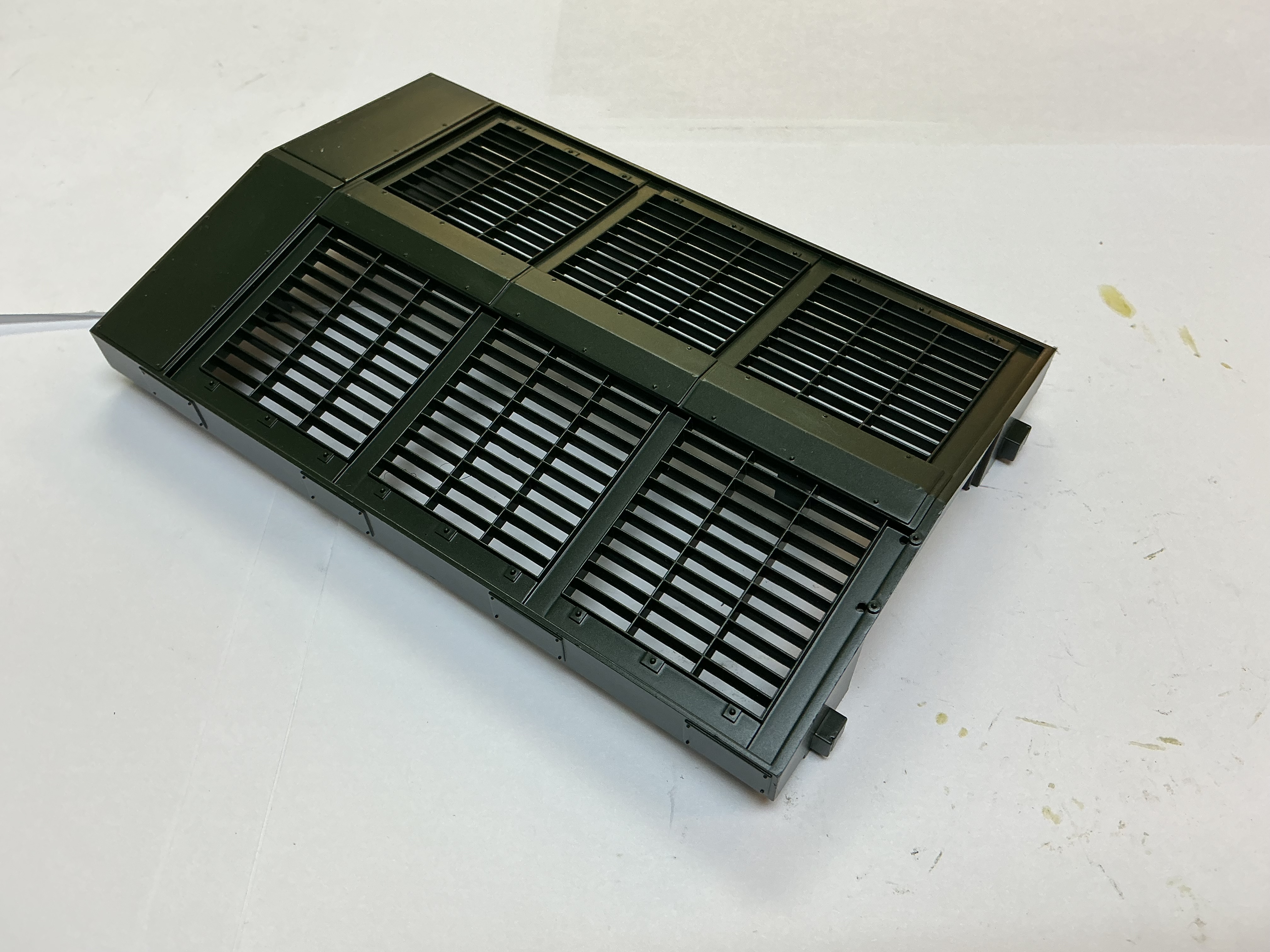 RADIATOR HATCH COVER / BLACK / RAILKING  ONE GAUGE DASH-8