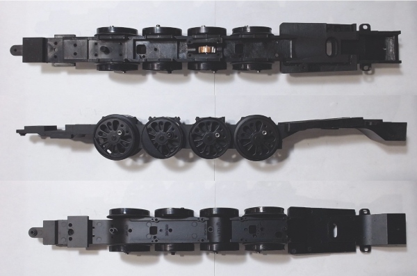 DRIVE BLOCK / 4-AXLE / PS 2 / W/BLACK RIM WHEELS / PREMIER FEF 4-8-4