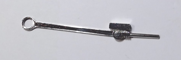 MAIN ROD & CROSSHEAD ASSEMBLY / RH / NICKEL / RAILKING BERKSHIRE 2-8-4