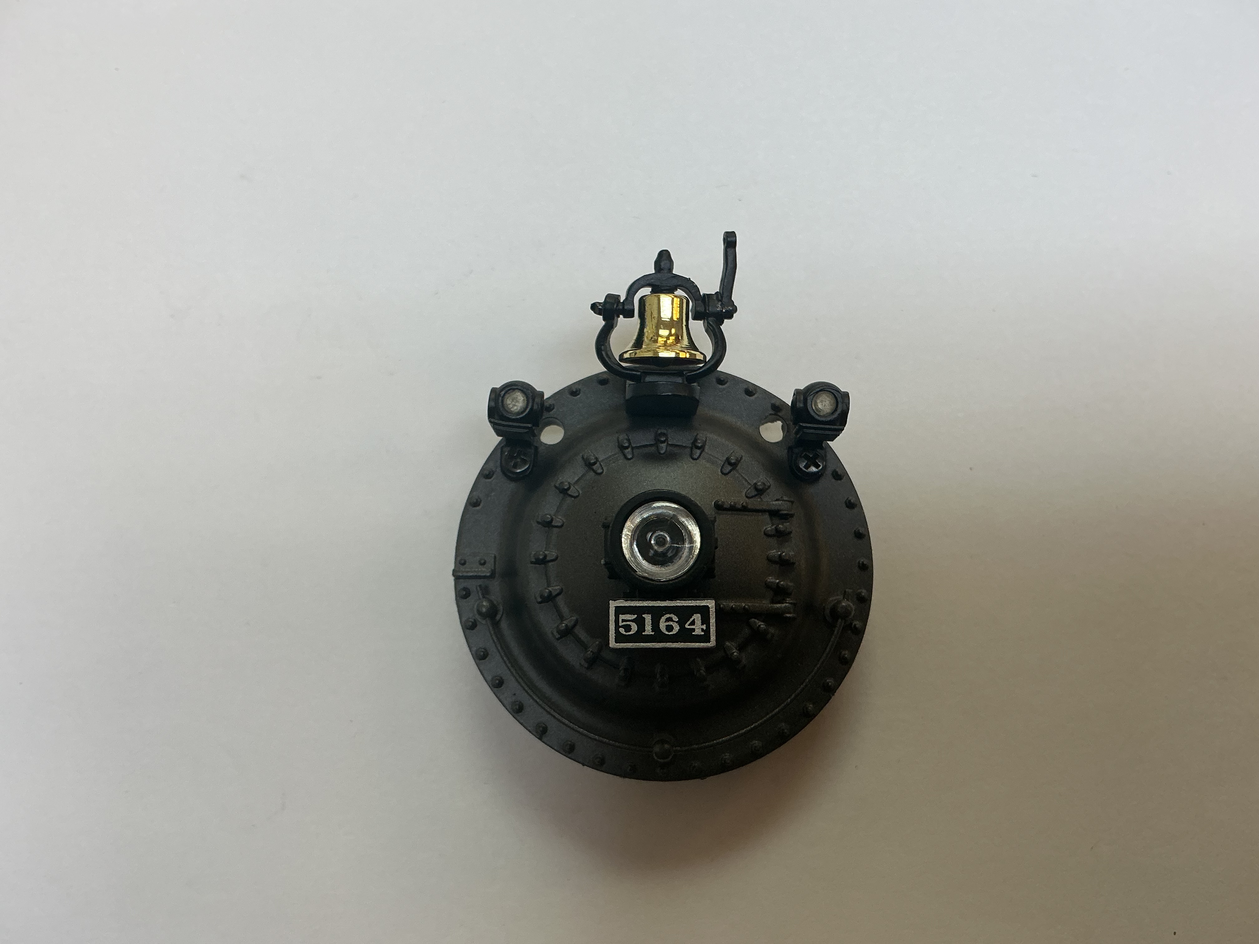 BOILER FRONT / COMPLETE / W/HEADLIGHT / BELL & CLASS LAMPS / #5164 / PREMIER L-1 MIKADO 2-8-2