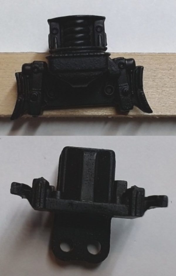 SIDE FRAME / 2-AXLE / LH & RH / BLACK / FITS DA-0000003 / RAILKING AMFLEET TRUCKS