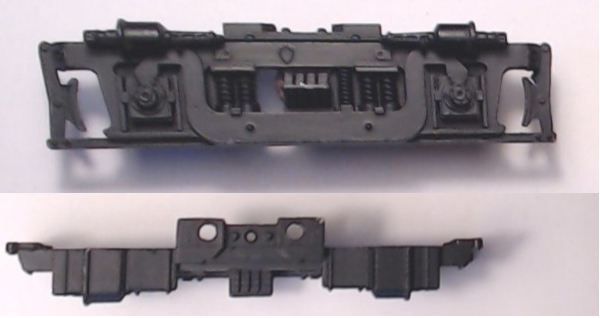 SIDE FRAME / 2-AXLE / RF & LR / BLACK / BOTTOM MOUNT / RAILKING RS-3