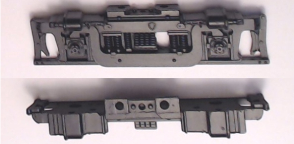 SIDE FRAME / 2-AXLE / LF & RR / BLACK / BOTTOM MOUNT / RAILKING RS-3