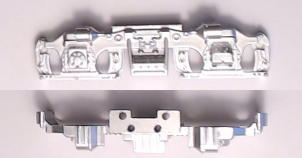 SIDE FRAME / 2-AXLE / LH & RH / SILVER / BOTTOM MOUNT / PS 2 / RAILKING & PREMIER F-3
