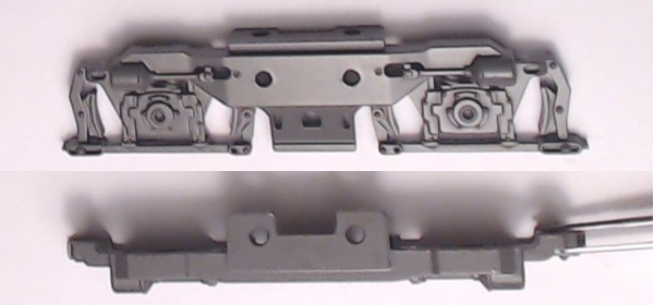 SIDE FRAME / 2-AXLE / LH or RH / UP GRAY / BOTTOM MOUNT / PS 2 / RAILKING SW-1500
