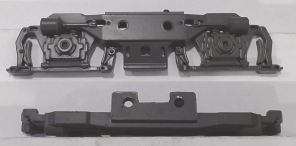 SIDE FRAME / 2-AXLE / LH & RH / UP GRAY / BOTTOM MOUNT / PS 2 / RAILKING SW-1500