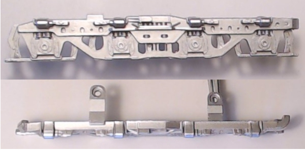 SIDE FRAME / 4-AXLE / RR & LF / SILVER / PREMIER DD40AX