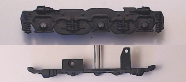 SIDE FRAME / 3-AXLE / RF & LR / TOP MOUNT / BLACK / PREMIER FM TRAINMASTER