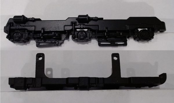 SIDE FRAME / 3-AXLE / RF & LR / BLACK / PREMIER SD80MAC & SD90MAC