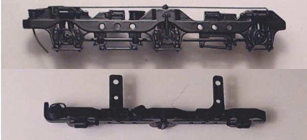 SIDE FRAME / 3-AXLE / RF & LR / BLACK / 3/2 FEATURE / PREMIER SD50