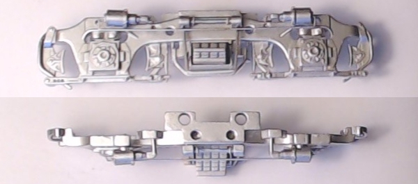 SIDE FRAME / 2-AXLE / LH & RH / SILVER / BOTTOM MOUNT / W/AIR LINE / PS 3 / PREMIER F-7