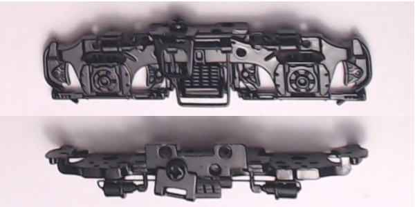 SIDE FRAME / 2-AXLE / RF & RR / BLACK / BOTTOM MOUNT / W/AIR LINE / PS 3 / PREMIER F-3