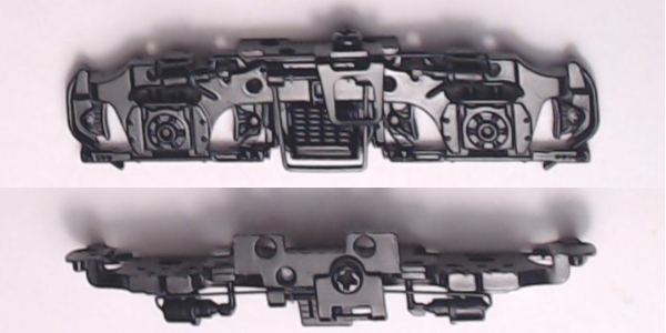 SIDE FRAME / 2-AXLE / LF & LR / BLACK / BOTTOM MOUNT / W/AIR LINE / PS 3 / PREMIER F-3