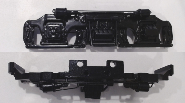 SIDE FRAME / 2-AXLE / LH & RH / GLOSS BLACK / W/AIR LINE & STABILIZER BAR / PREMIER FT PS2