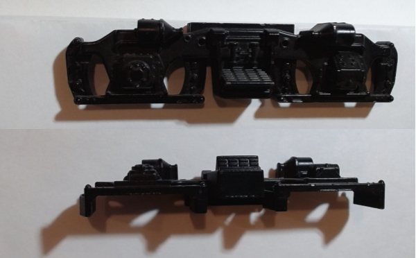 SIDE FRAME / 2-AXLE / LH & RH / BLACK / TOP MOUNT / RAILKING & PREMIER F-3 / ALT# DB-2200046